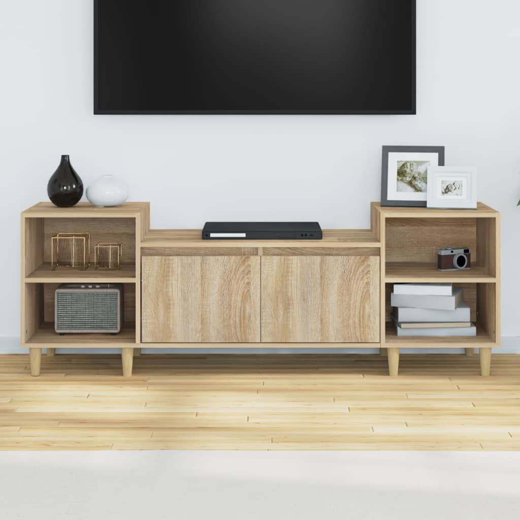 TV-Schrank Sonoma-Eiche 160x35x55 cm Holzwerkstoff | Stepinfit.de