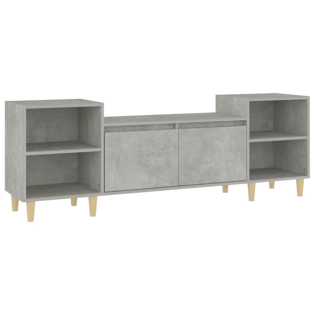 Thumbnail - vidaXL TV-Schrank Betongrau 160x35x55 cm Holzwerkstoff