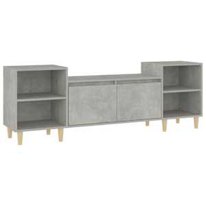 TV skříňka betonově šedá 160x35x55 cm kompozitní dřevo - obrázek 2