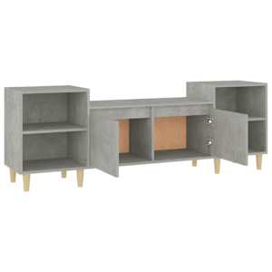 TV skříňka betonově šedá 160x35x55 cm kompozitní dřevo - obrázek 7