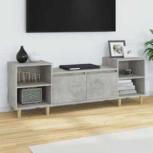 TV skříňka betonově šedá 160x35x55 cm kompozitní dřevo - obrázek 1