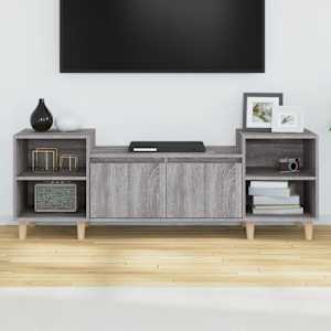 TV skříňka šedá sonoma 160x35x55 cm kompozitní dřevo - obrázek 4