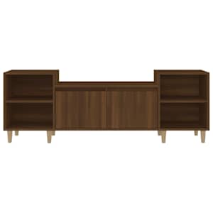 TV skříňka hnědý dub 160x35x55 cm kompozitní dřevo - obrázek 6