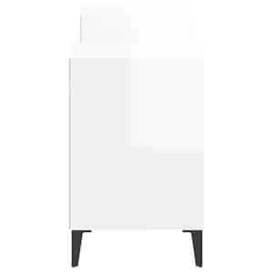 TV skříňka bílá s vysokým leskem 160x35x55 cm kompozitní dřevo - obrázek 7