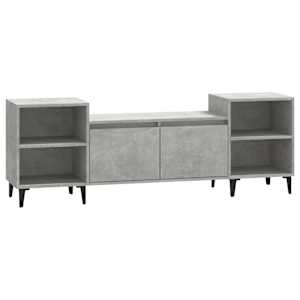 TV skříňka betonově šedá 160x35x55 cm kompozitní dřevo - obrázek 2
