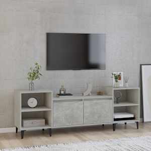 TV omarica betonsko siva 160x35x55 cm inženirski les