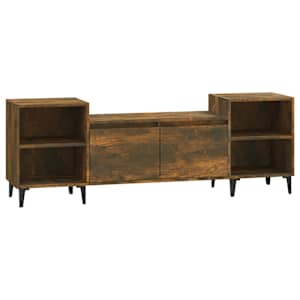 TV skříňka kouřový dub 160x35x55 cm kompozitní dřevo - obrázek 2