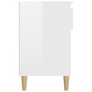 Botník bílý s vysokým leskem 102x36x60 cm kompozitní dřevo - obrázek 8