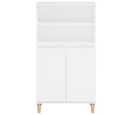 vidaXL Kaappi valkoinen 60x36x110 cm tekninen puu