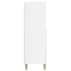 Skříň highboard bílá 60 x 36 x 110 cm kompozitní dřevo - obrázek 4