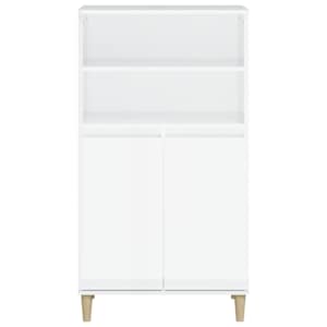 Skříň highboard bílá s vysokým leskem 60 x 36 x 110 cm kompozit - obrázek 3