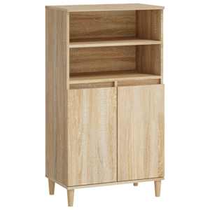 Skříň highboard dub sonoma 60 x 36 x 110 cm kompozitní dřevo - obrázek 2