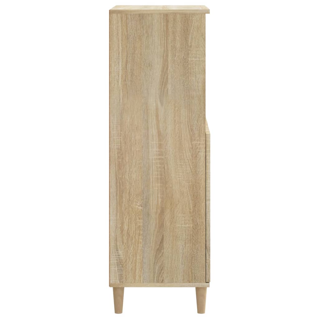 Vysoká skrinka dub sonoma 60x36x110 cm spracované drevo