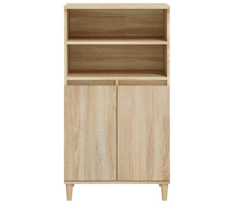 vidaXL Highboard Sonoma-Eiche 60x36x110 cm Holzwerkstoff