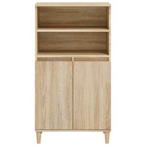 vidaXL Highboard Sonoma Oak 60x36x110 cm Engineered Wood