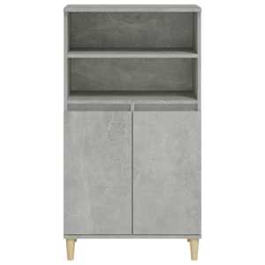 Skříň highboard betonově šedá 60 x 36 x 110 cm kompozitní dřevo - obrázek 3