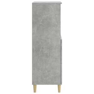 Skříň highboard betonově šedá 60 x 36 x 110 cm kompozitní dřevo - obrázek 4