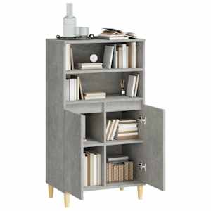 Skříň highboard betonově šedá 60 x 36 x 110 cm kompozitní dřevo - obrázek 6