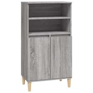 Skříň highboard šedá sonoma 60 x 36 x 110 cm kompozitní dřevo - obrázek 2