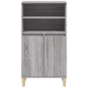 Skříň highboard šedá sonoma 60 x 36 x 110 cm kompozitní dřevo - obrázek 3