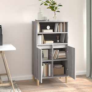 Skříň highboard šedá sonoma 60 x 36 x 110 cm kompozitní dřevo - obrázek 5