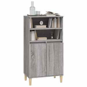 Skříň highboard šedá sonoma 60 x 36 x 110 cm kompozitní dřevo - obrázek 7