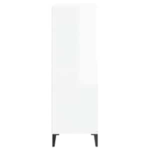 Skříň highboard bílá s vysokým leskem 60 x 36 x 110 cm kompozit - obrázek 5