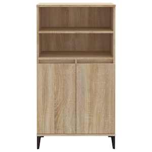 vidaXL Buffet haut Ch&ecirc;ne sonoma 60x36x110 cm Bois d'ing&eacute;nierie