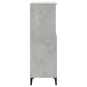 Skříň highboard betonově šedá 60 x 36 x 110 cm kompozitní dřevo - obrázek 5