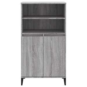 Skříň highboard šedá sonoma 60 x 36 x 110 cm kompozitní dřevo - obrázek 3