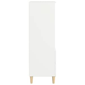 Skříň highboard bílá 40 x 36 x 110 cm kompozitní dřevo - obrázek 5