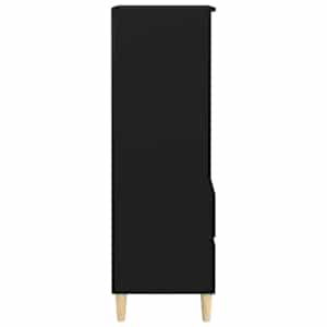Skříň highboard černá 40 x 36 x 110 cm kompozitní dřevo - obrázek 5