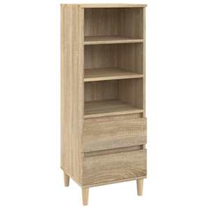 Skříň highboard dub sonoma 40 x 36 x 110 cm kompozitní dřevo - obrázek 2