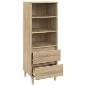 Skříň highboard dub sonoma 40 x 36 x 110 cm kompozitní dřevo - obrázek 4
