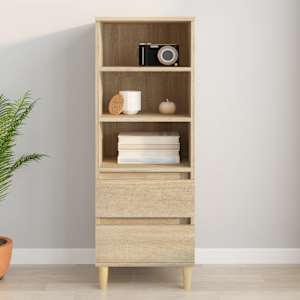 Skříň highboard dub sonoma 40 x 36 x 110 cm kompozitní dřevo