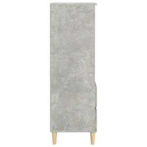Skříň highboard betonově šedá 40 x 36 x 110 cm kompozitní dřevo - obrázek 5