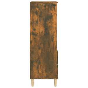 Skříň highboard kouřový dub 40 x 36 x 110 cm kompozitní dřevo - obrázek 5