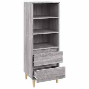 Skříň highboard šedá sonoma 40 x 36 x 110 cm kompozitní dřevo - obrázek 4