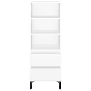 Skříň highboard bílá 40 x 36 x 110 cm kompozitní dřevo - obrázek 3