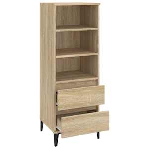 Skříň highboard dub sonoma 40 x 36 x 110 cm kompozitní dřevo - obrázek 4