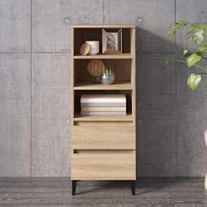 Skříň highboard dub sonoma 40 x 36 x 110 cm kompozitní dřevo - obrázek 1