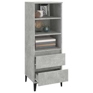 Skříň highboard betonově šedá 40 x 36 x 110 cm kompozitní dřevo - obrázek 7