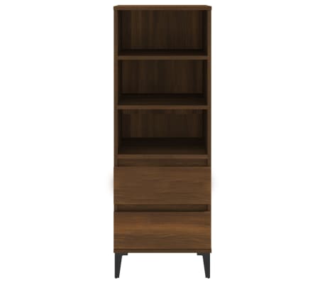 vidaXL Ντουλάπι Καφέ Δρυς 40x36x110 εκ. από Επεξεργασμένο Ξύλο