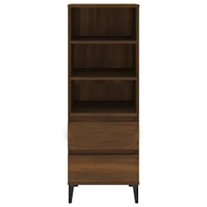 vidaXL Ντουλάπι Καφέ Δρυς 40x36x110 εκ. από Επεξεργασμένο Ξύλο