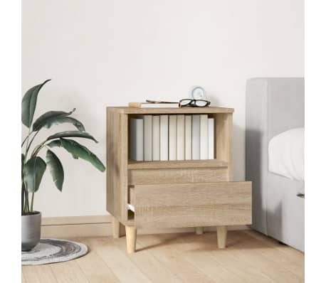 vidaXL &ouml;&ouml;kapp, Sonoma tamm, 40 x 35 x 50 cm