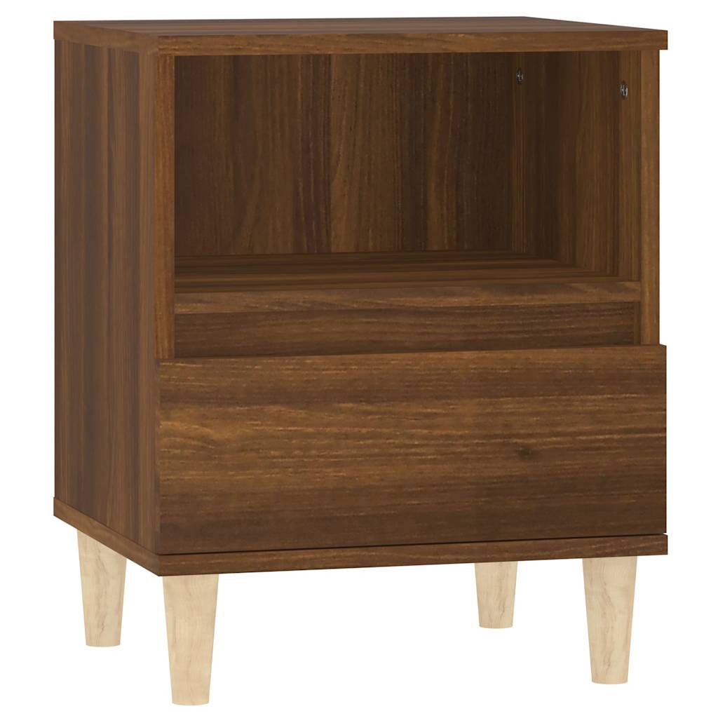 vidaXL Nachtkastjes 2 st 40x35x50 cm bruin eikenkleur, foto 4