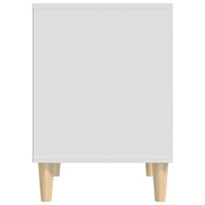 Noční stolek bílá 40x35x50 cm kompozitní dřevo - obrázek 6