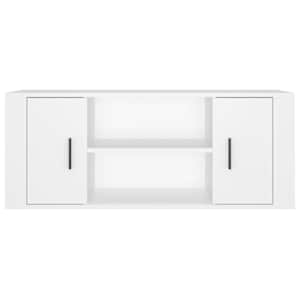 TV skříňka bílá 100 x 35 x 40 cm kompozitní dřevo - obrázek 5