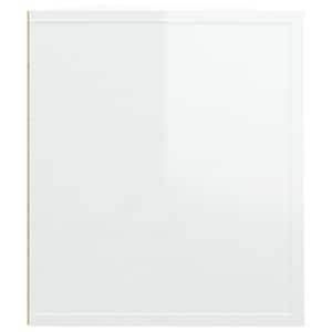 TV skříňka lesklá bílá 100x35x40 cm kompozitní dřevo - obrázek 7