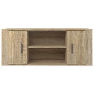 TV skříňka dub sonoma 100 x 35 x 40 cm kompozitní dřevo - obrázek 5